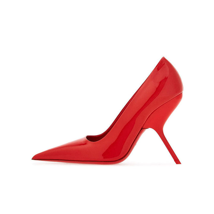 Pointed Toe Sculpted Stiletto Pumps – SCARLET
