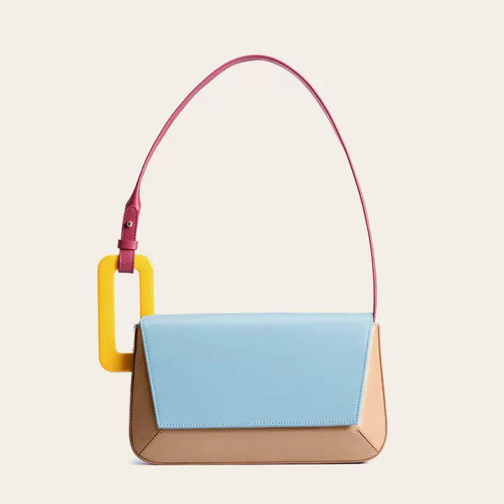 Elegant Sapphire Shoulder Bag - AZURÉ