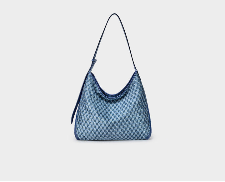 Brown Monogram Crescent Shoulder Bag – DISSONA