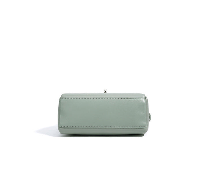 top-handle bag with silver clasp – MINT