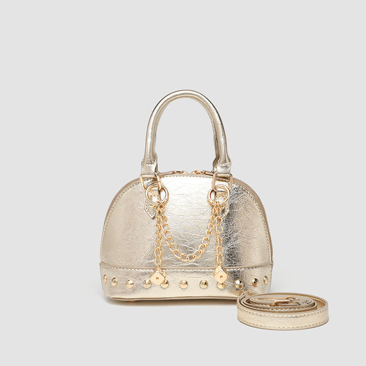 Luxe Chain Stud Mini Handbag - Bag