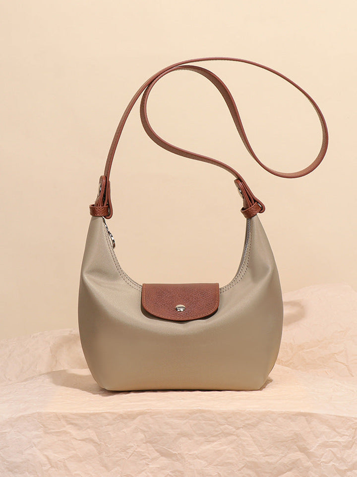 Blush Mini Crescent Handbag – LUNÉA