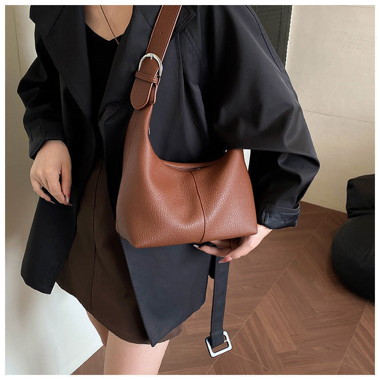 Mini Leather Hobo Shoulder Bag – SIENNA