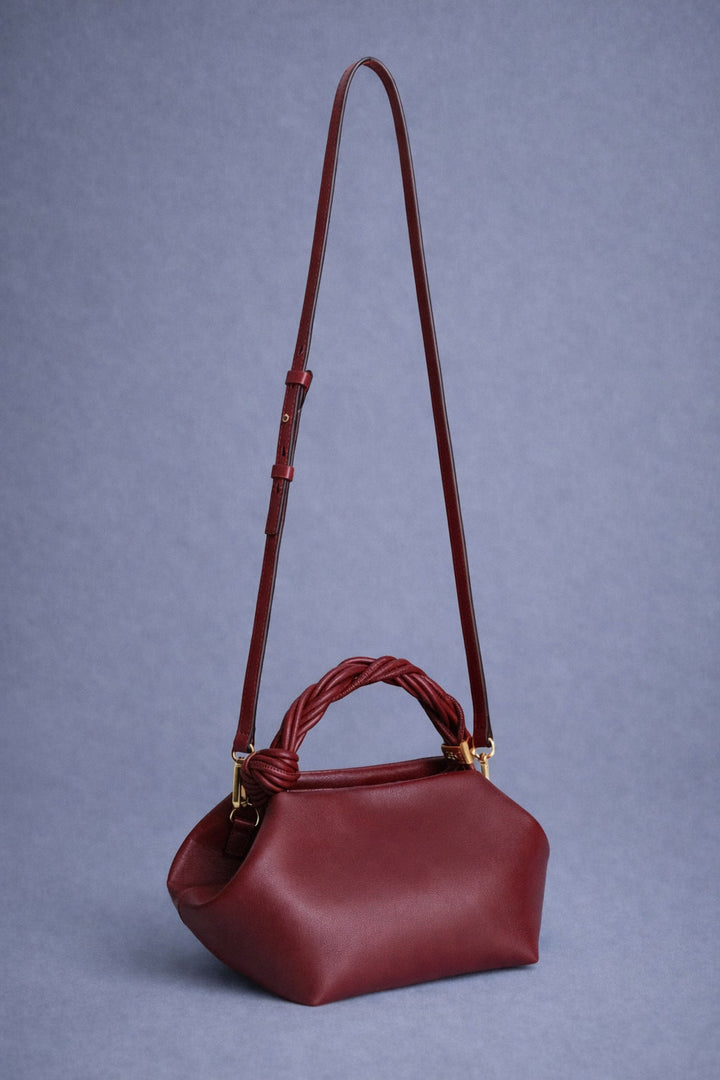 mini shoulder bag with braided handle detail – KNOT