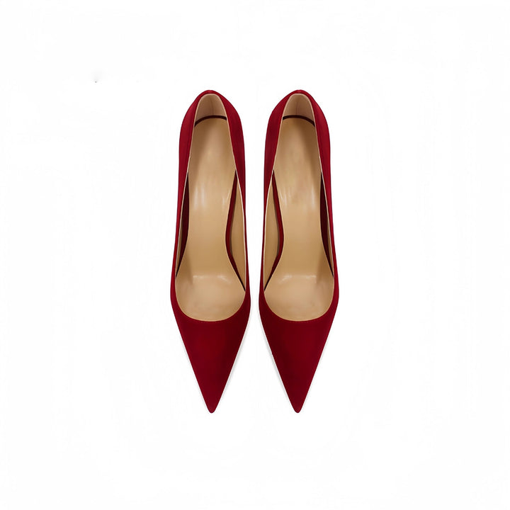 Classic Red Pointed Toe Stiletto Heels – IVORÉS