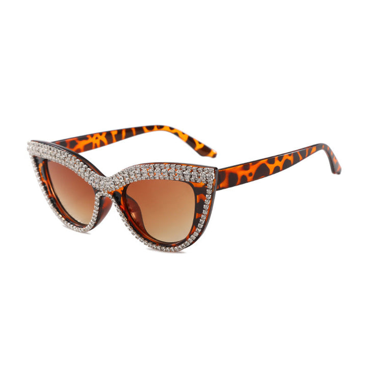 Diamond Luxe Cat-Eye Sunglasses – CRYSTALLINE