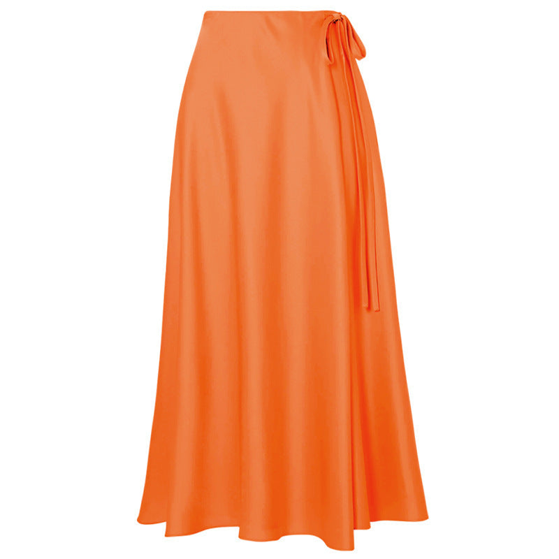 colorblock floral one-piece with wrap maxi skirt – SUNSET