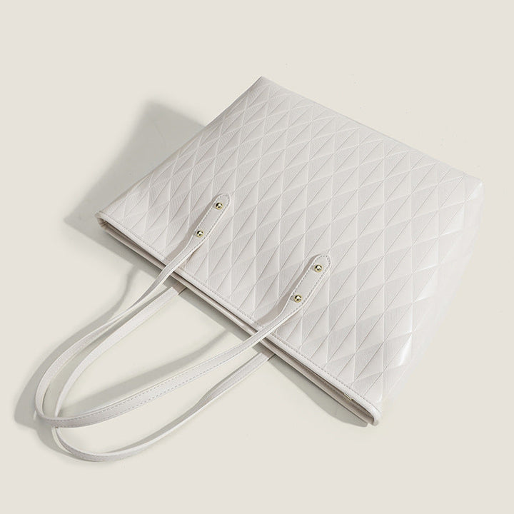 Elegant Quilted Tote Bag - Timeless