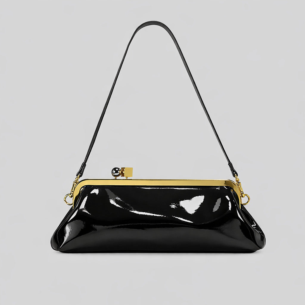 Luxury Gold Frame Clutch Shoulder Bag-TIAMMO