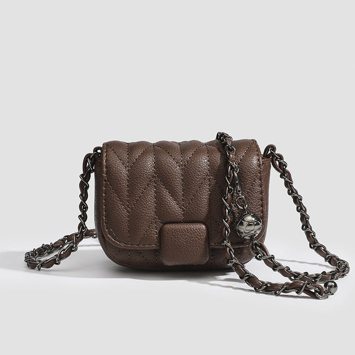 Quilted Chain Crossbody Bag - Classic