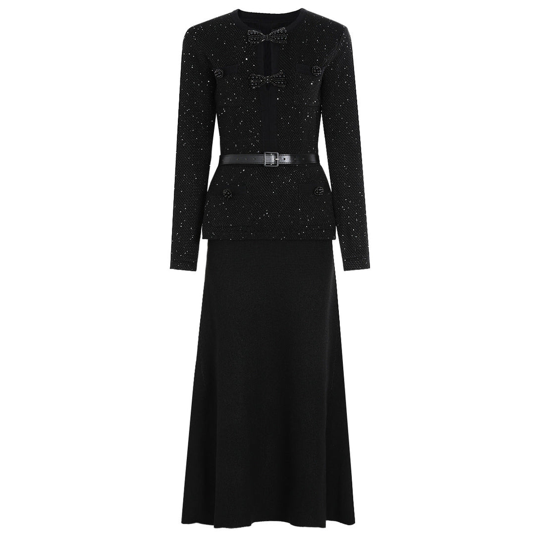 Refined Couture Dress with Sculpted Silhouette – AURELIA