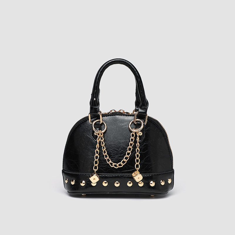 Luxe Chain Stud Mini Handbag - Bag
