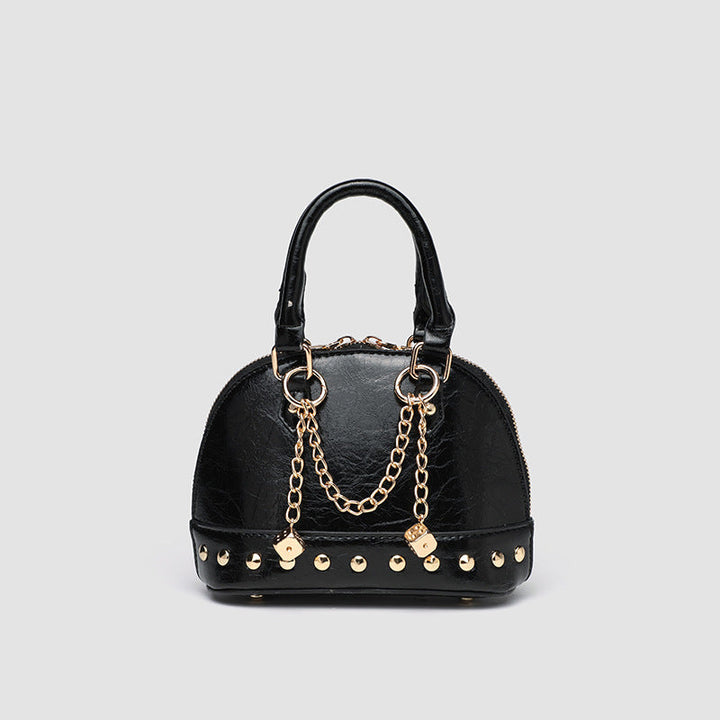 Luxe Chain Stud Mini Handbag - Bag