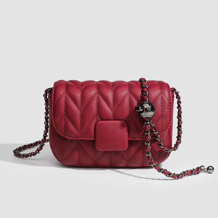 Quilted Chain Crossbody Bag - Classic