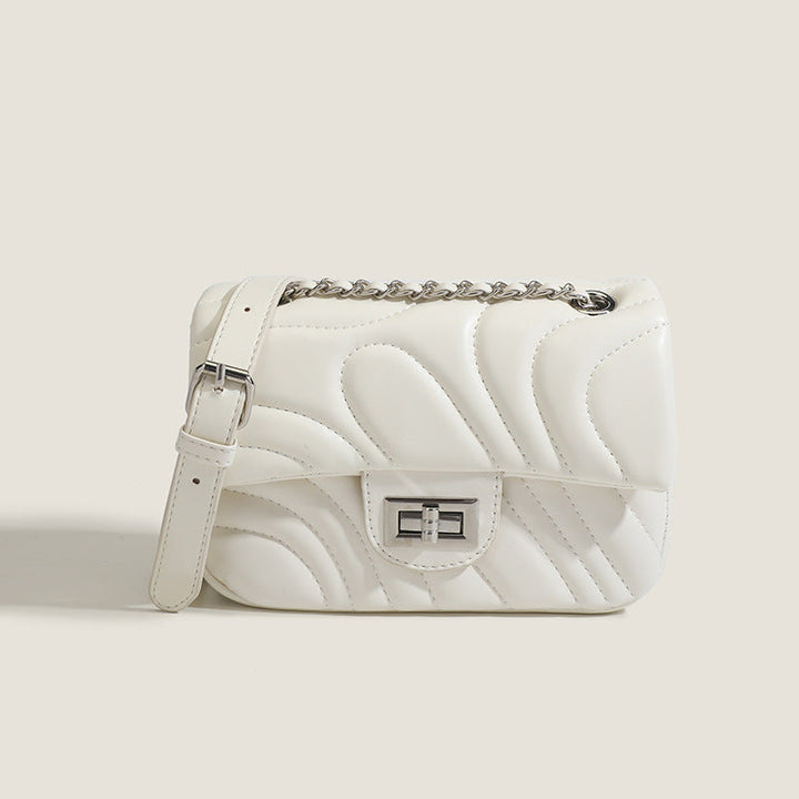 Quilted Chain Shoulder Bag - Elegant
