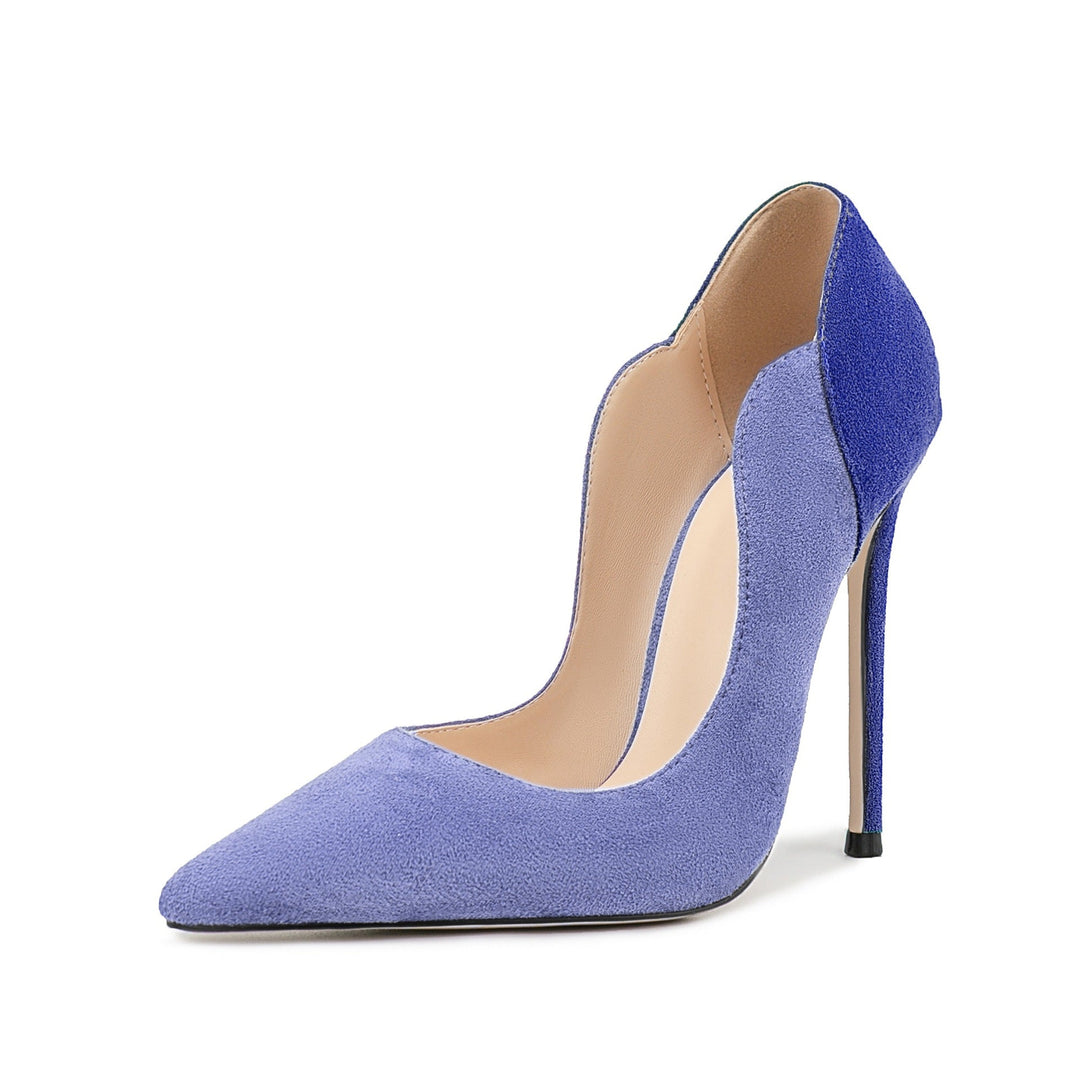 Fuchsia Suede Stiletto Pumps – Royal
