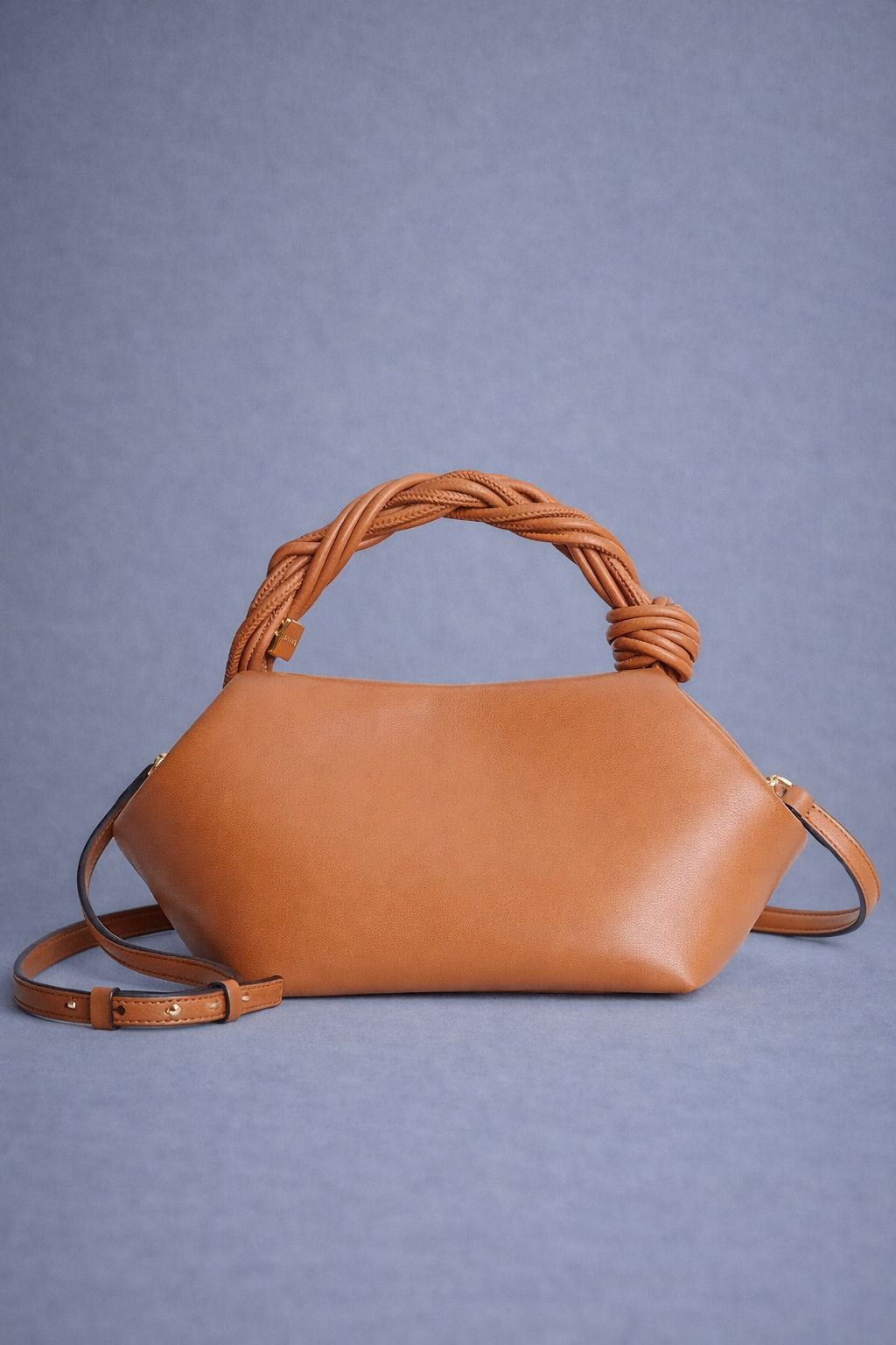 mini shoulder bag with braided handle detail – KNOT