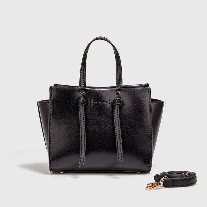 Burgundy Structured Mini Tote Bag – VARELLE