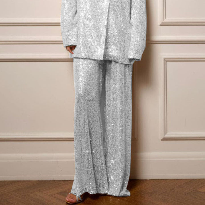 sequined oversized blazer suit – GURORA