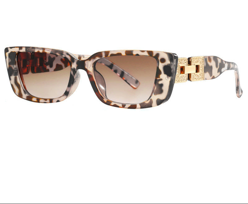 Golden Accent Square Sunglasses – BLUSH