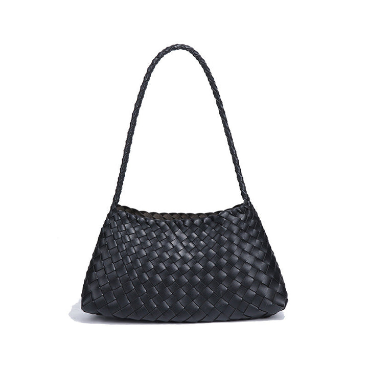 Emerald Woven Drawstring Shoulder Bag – SERALINE