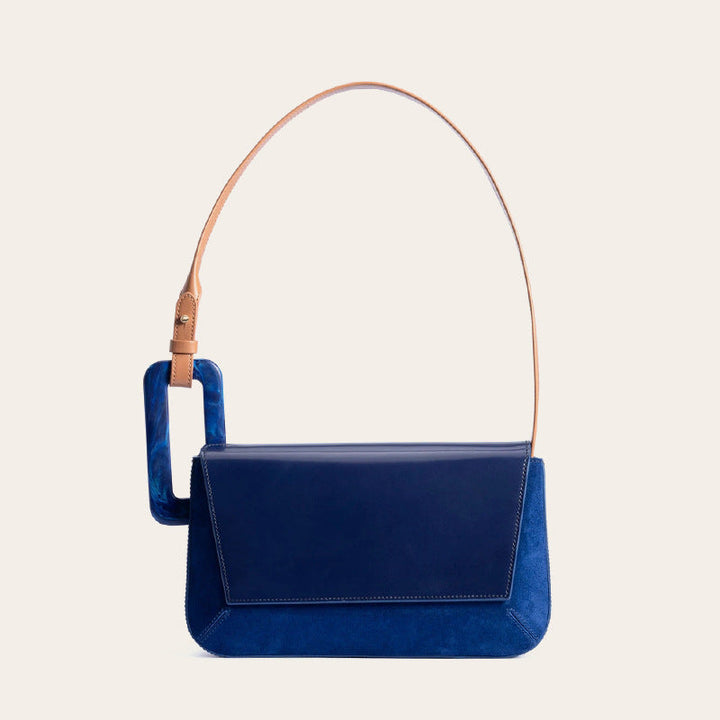 Elegant Sapphire Shoulder Bag - AZURÉ