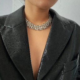 Multi-layered chain necklace - Sujru