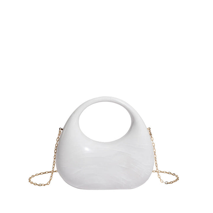 Sky Blue Marble Acrylic Mini Bag – AZURÉA
