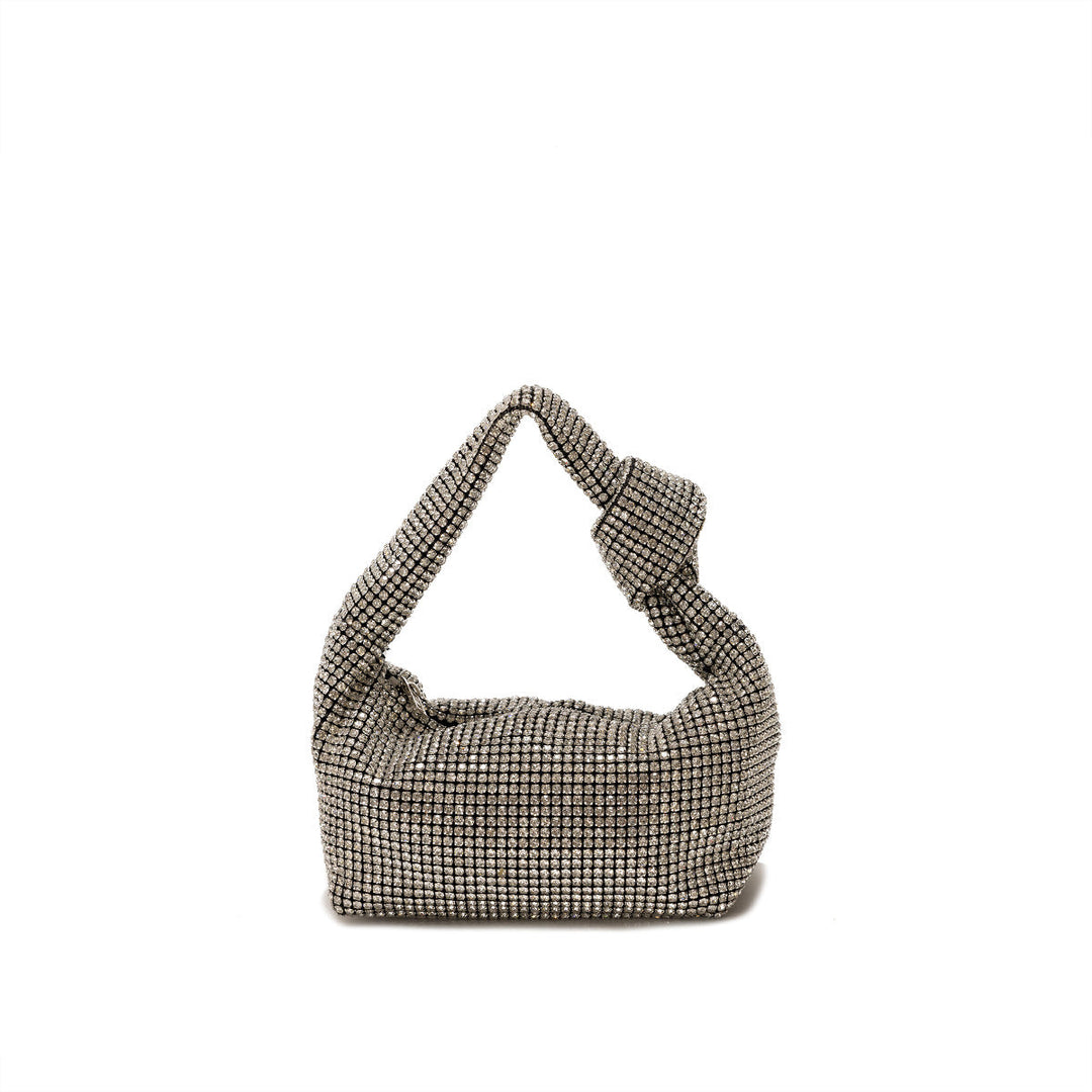 Crystal Mesh Knot Shoulder Bag – NOIRÉLLE