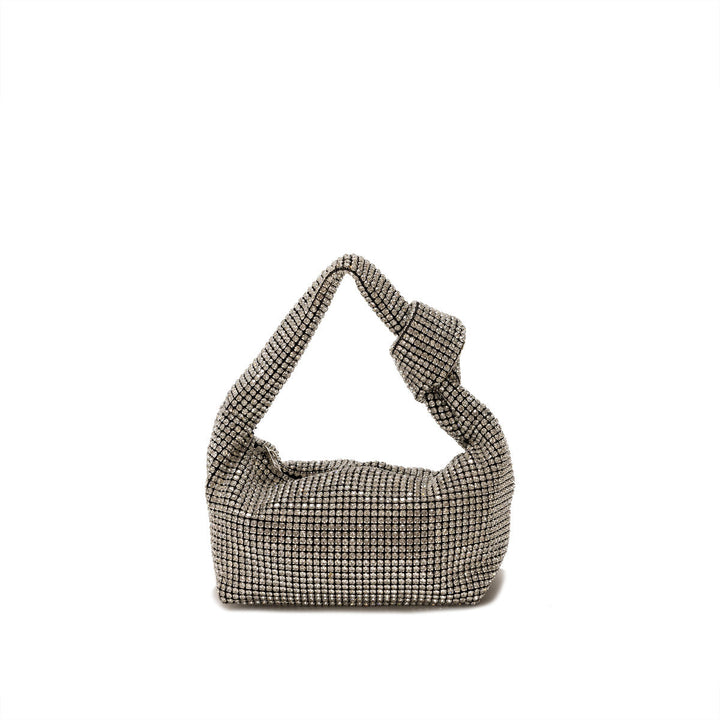 Crystal Mesh Knot Shoulder Bag – NOIRÉLLE