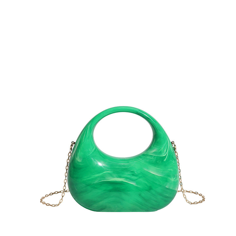 Sky Blue Marble Acrylic Mini Bag – AZURÉA