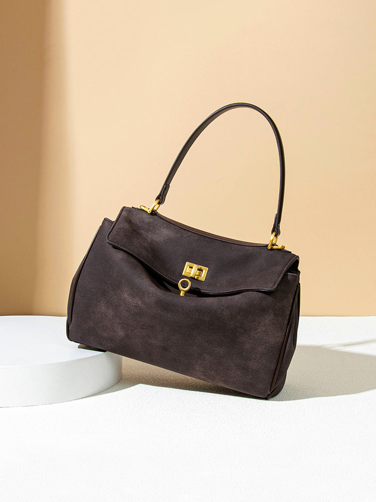 Vintage Luxe Shoulder Bag – CAFÉ