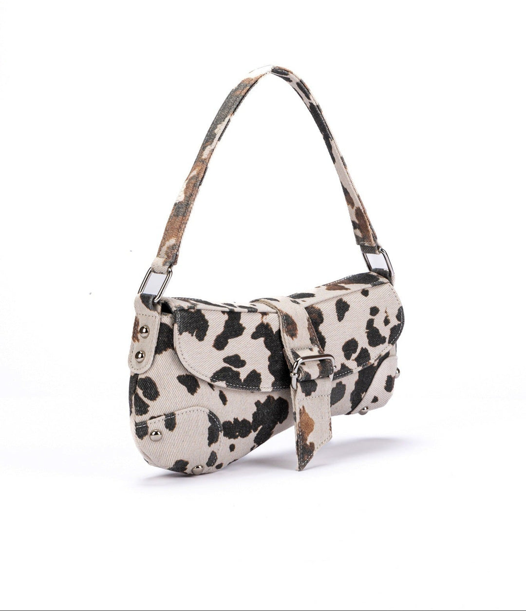 Cow Print Mini Shoulder Bag - Urban