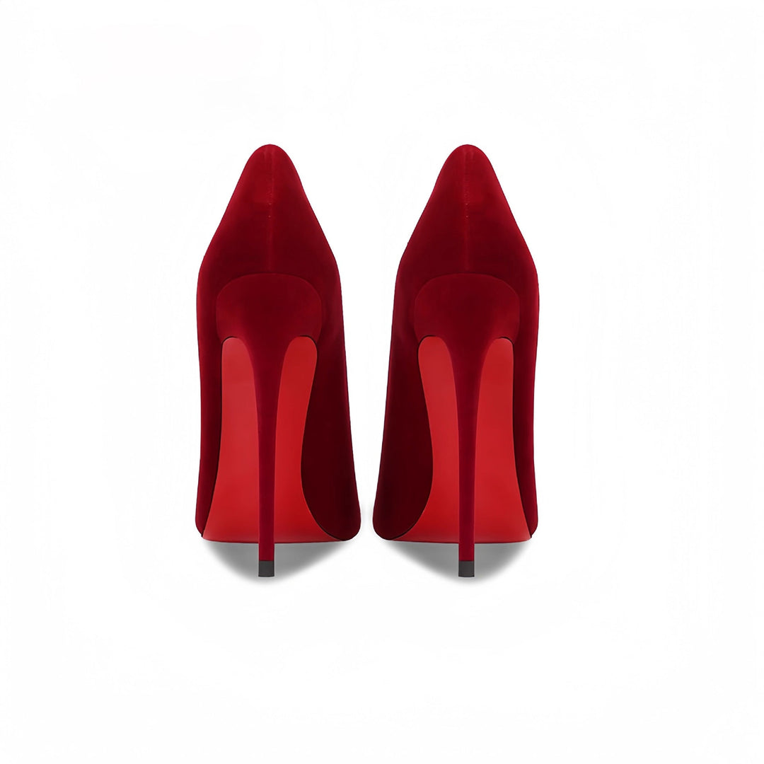 Classic Red Pointed Toe Stiletto Heels – IVORÉS