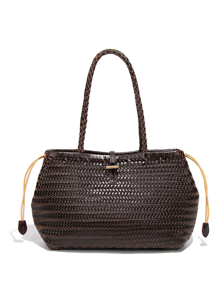 Handwoven Leather Tote Bag – BRAID