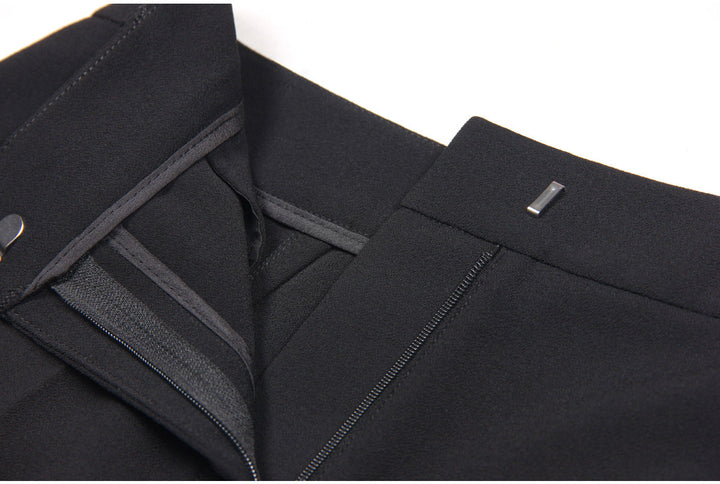tailored pantsuit with pearl-embellished blazer – NOVALKI