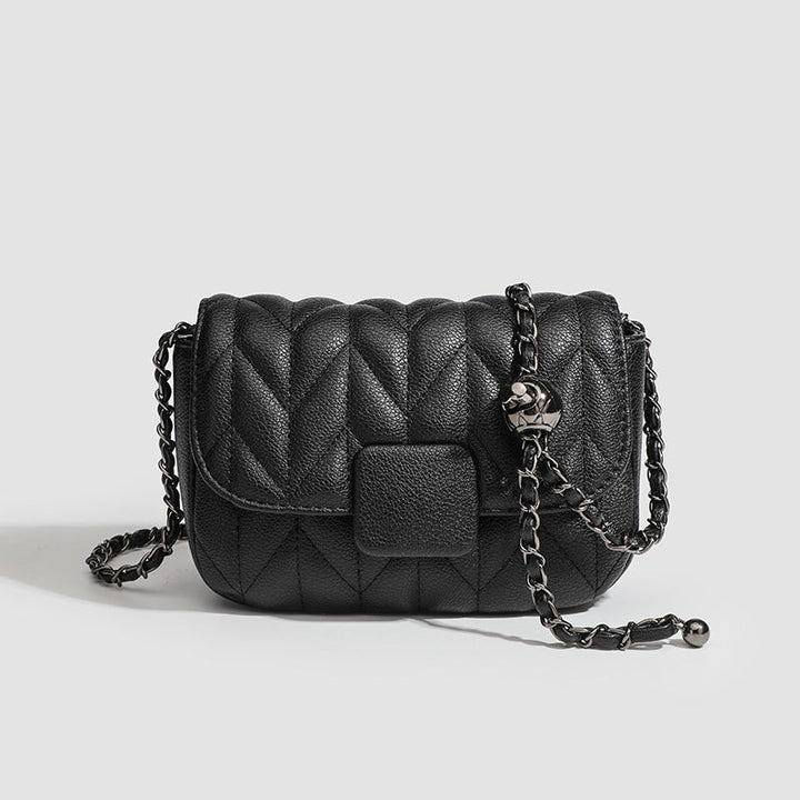 Quilted Chain Crossbody Bag - Classic