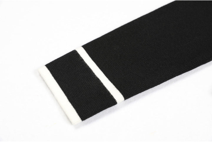 long sleeve tailored suit with contrast piping - ODD- DORRAZLI