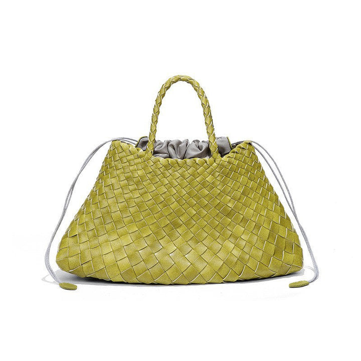 Oversized Woven Handbag – AZURE