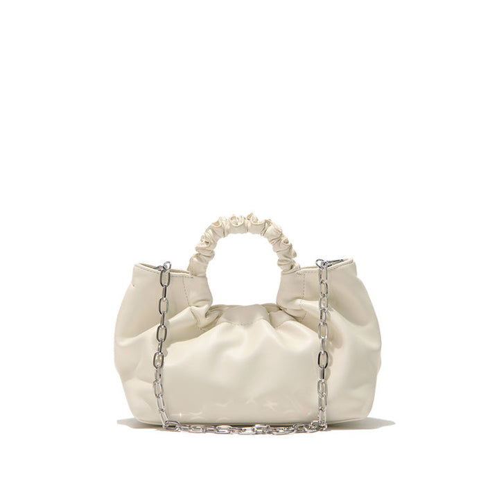 Ruched Handle Chain Shoulder Bag – ÉLAN
