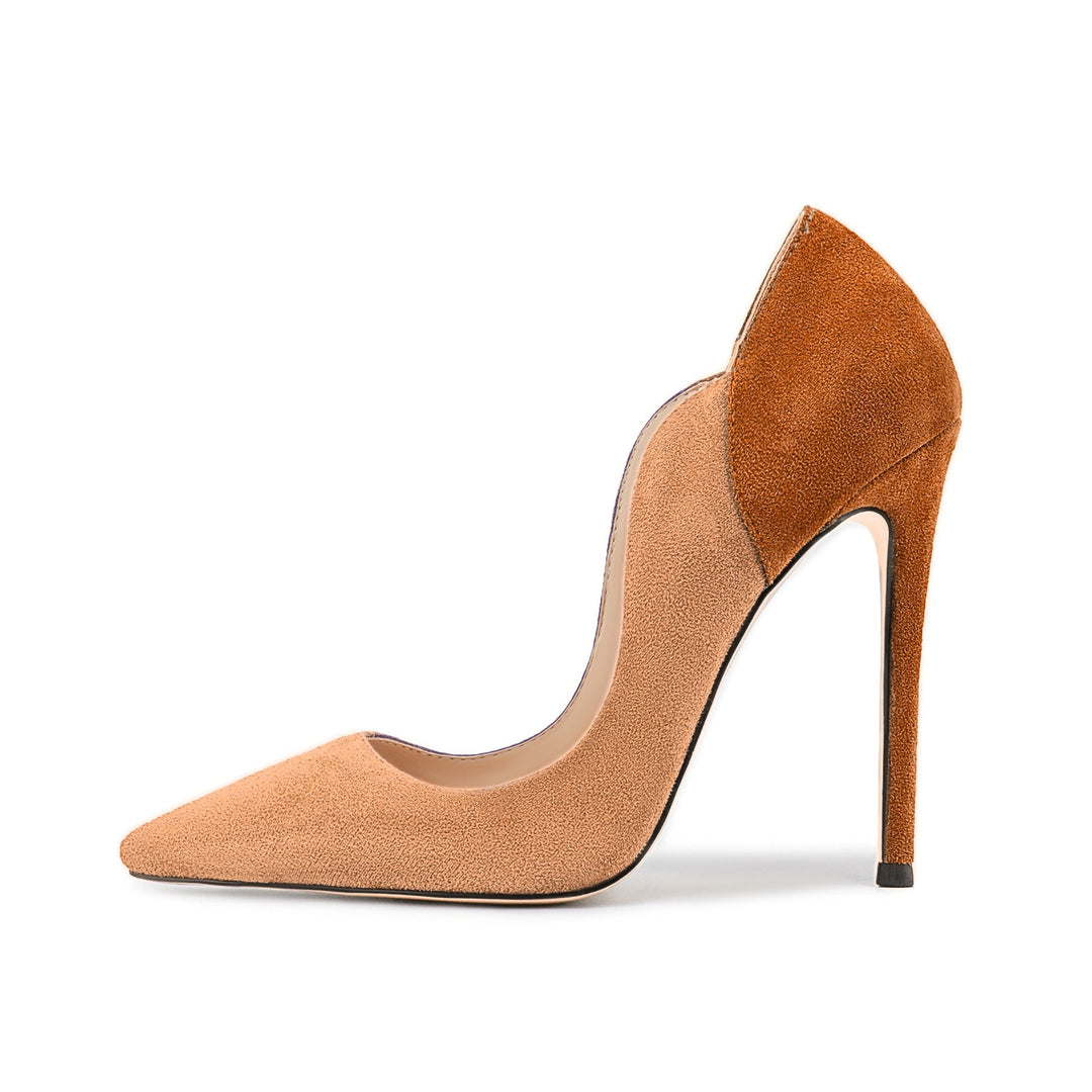 Fuchsia Suede Stiletto Pumps – Royal