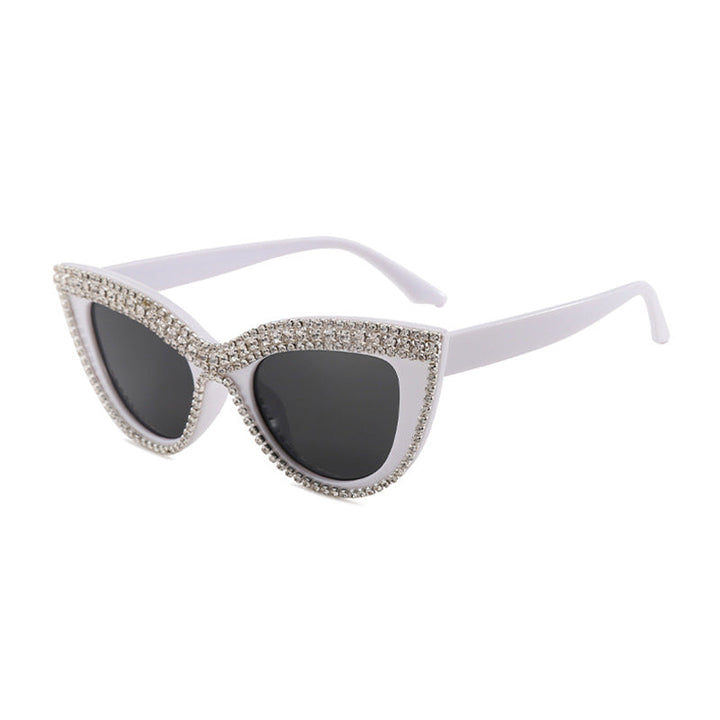 Diamond Luxe Cat-Eye Sunglasses – CRYSTALLINE