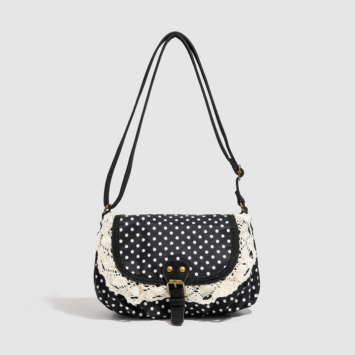 Vintage Polka Dot Crossbody Bag - Sweet