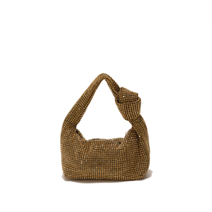 Crystal Mesh Knot Shoulder Bag – NOIRÉLLE