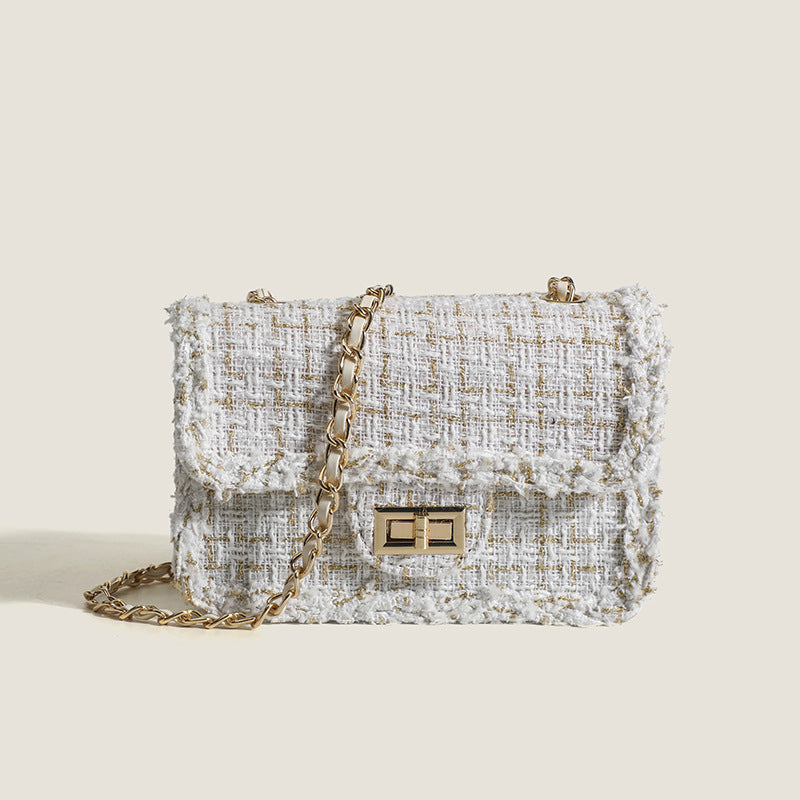 Luxury Tweed Chain Bag - Classic