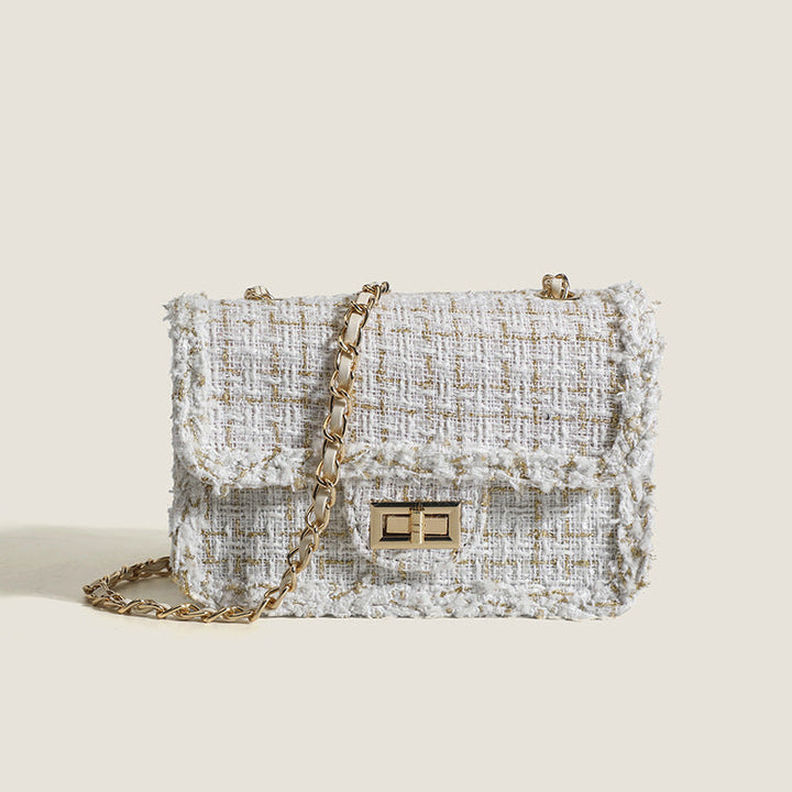 Luxury Tweed Chain Bag - Classic