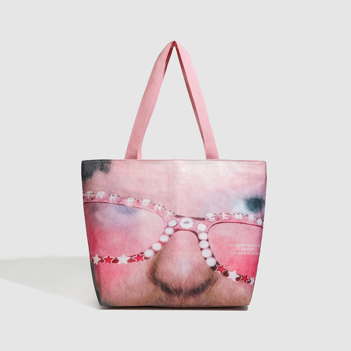 Printed Artistic Tote Bag - ROSÉVA