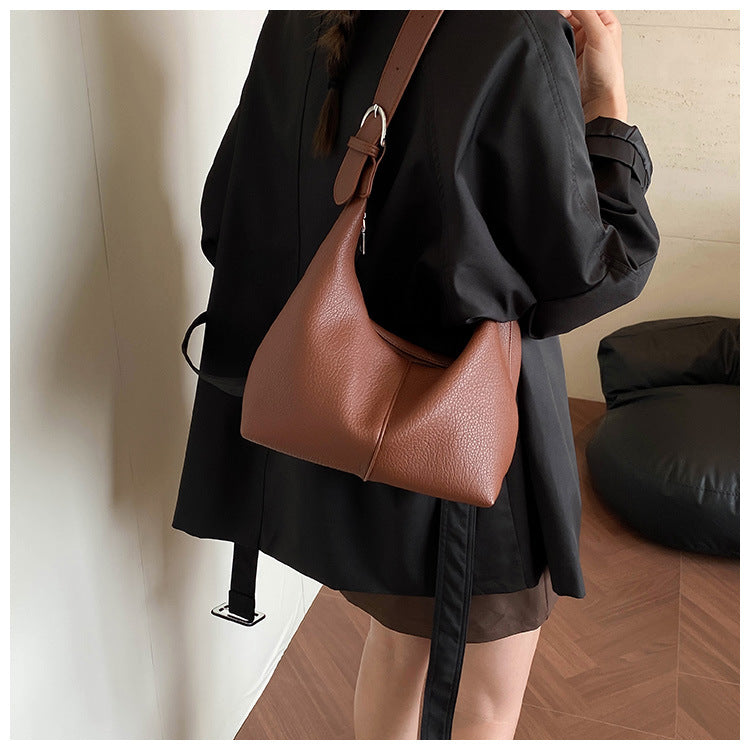 Mini Leather Hobo Shoulder Bag – SIENNA
