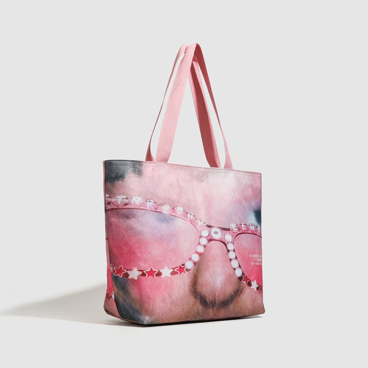 Printed Artistic Tote Bag - ROSÉVA