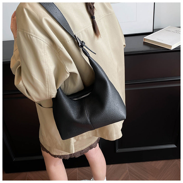 Mini Leather Hobo Shoulder Bag – SIENNA